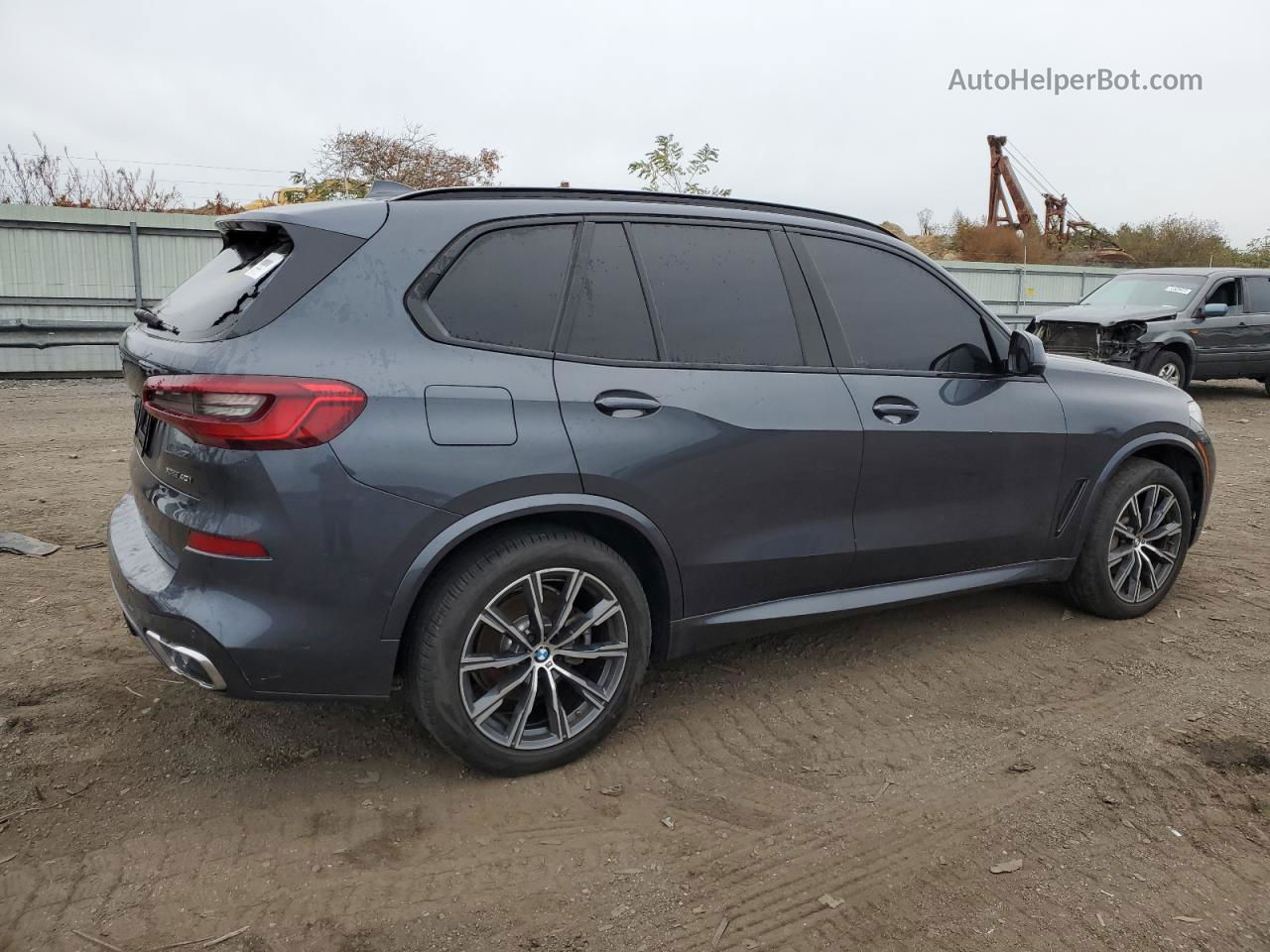 2019 Bmw X5 Xdrive40i Gray vin: 5UXCR6C59KLL31415