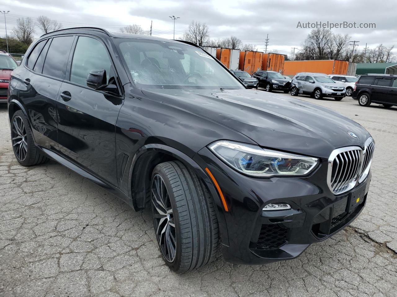 2019 Bmw X5 Xdrive40i Black vin: 5UXCR6C59KLL36629