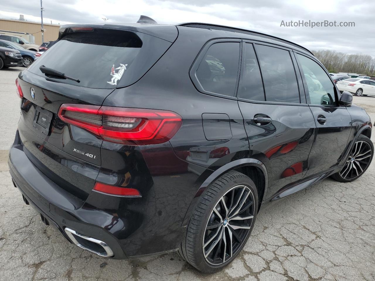 2019 Bmw X5 Xdrive40i Black vin: 5UXCR6C59KLL36629