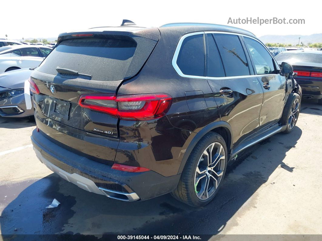 2019 Bmw X5 Xdrive40i Brown vin: 5UXCR6C59KLL39563