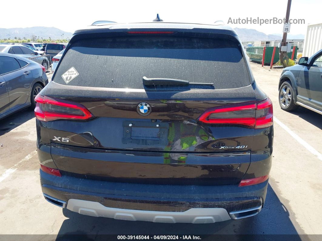 2019 Bmw X5 Xdrive40i Brown vin: 5UXCR6C59KLL39563