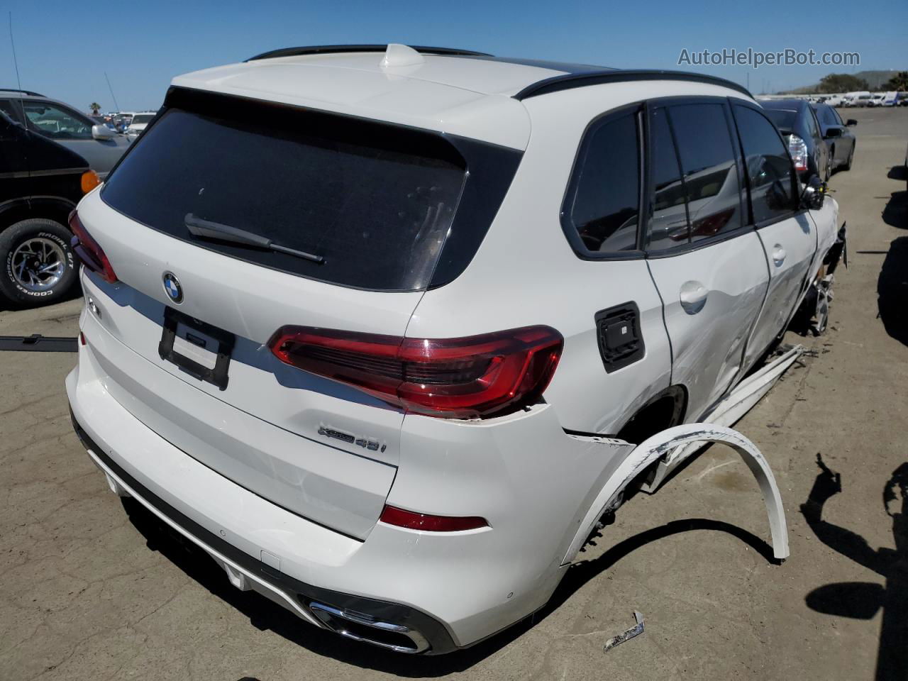 2019 Bmw X5 Xdrive40i White vin: 5UXCR6C59KLL40891