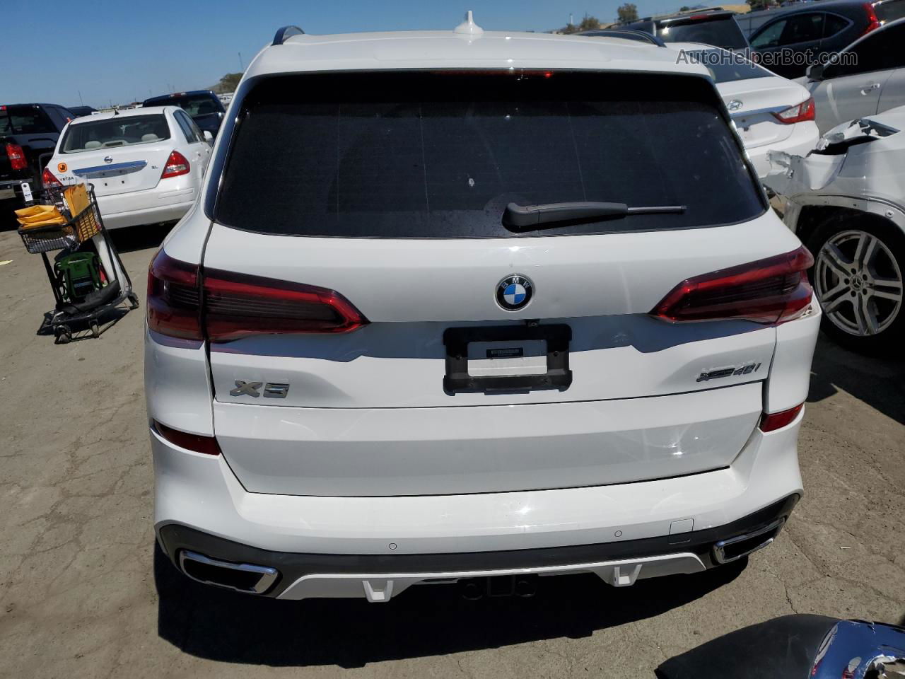 2019 Bmw X5 Xdrive40i White vin: 5UXCR6C59KLL40891