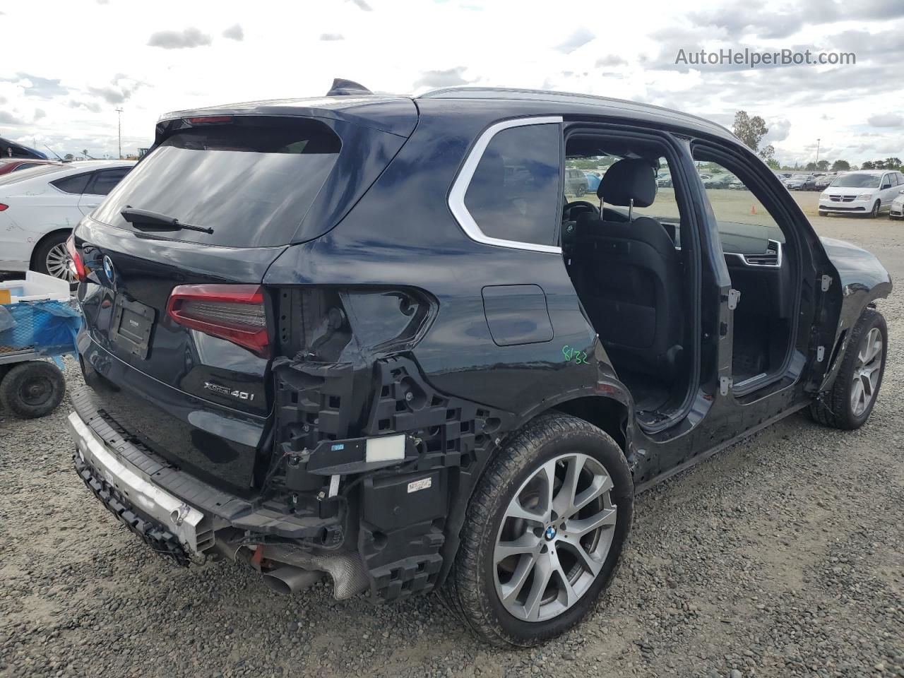 2019 Bmw X5 Xdrive40i Black vin: 5UXCR6C59KLL51762