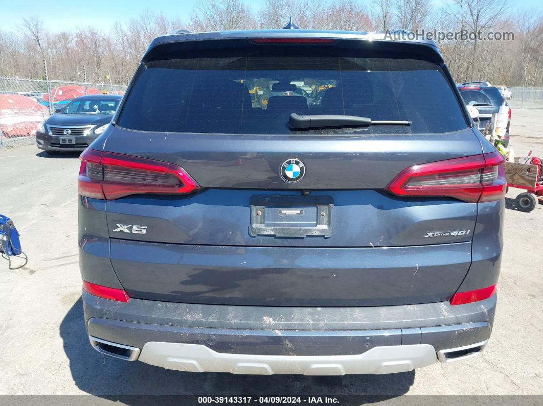 2019 Bmw X5 Xdrive40i Gray vin: 5UXCR6C59KLL52653