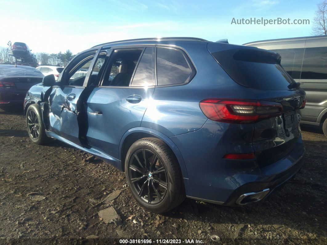 2019 Bmw X5 Xdrive40i Blue vin: 5UXCR6C59KLL62082