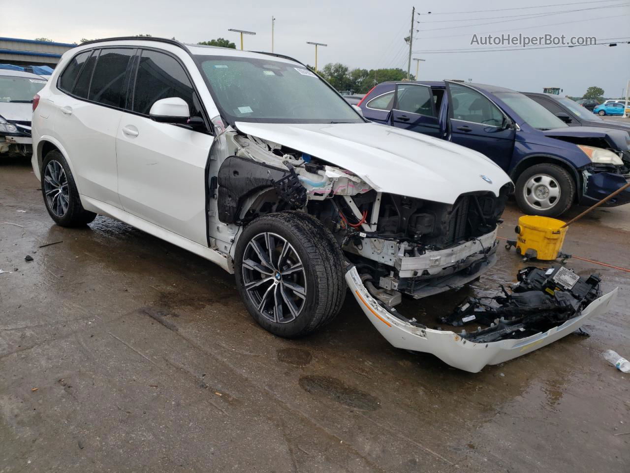 2019 Bmw X5 Xdrive40i White vin: 5UXCR6C5XKLK85481