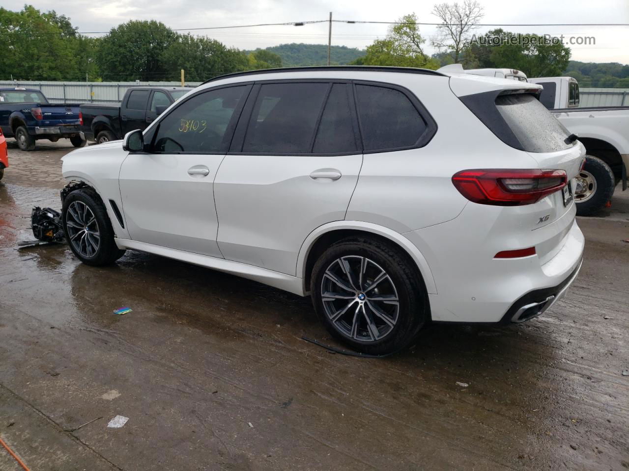 2019 Bmw X5 Xdrive40i White vin: 5UXCR6C5XKLK85481