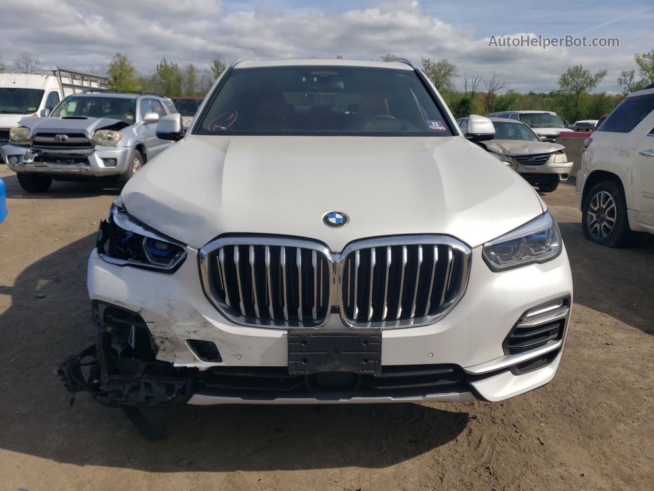 2019 Bmw X5 Xdrive40i Белый vin: 5UXCR6C5XKLK87280