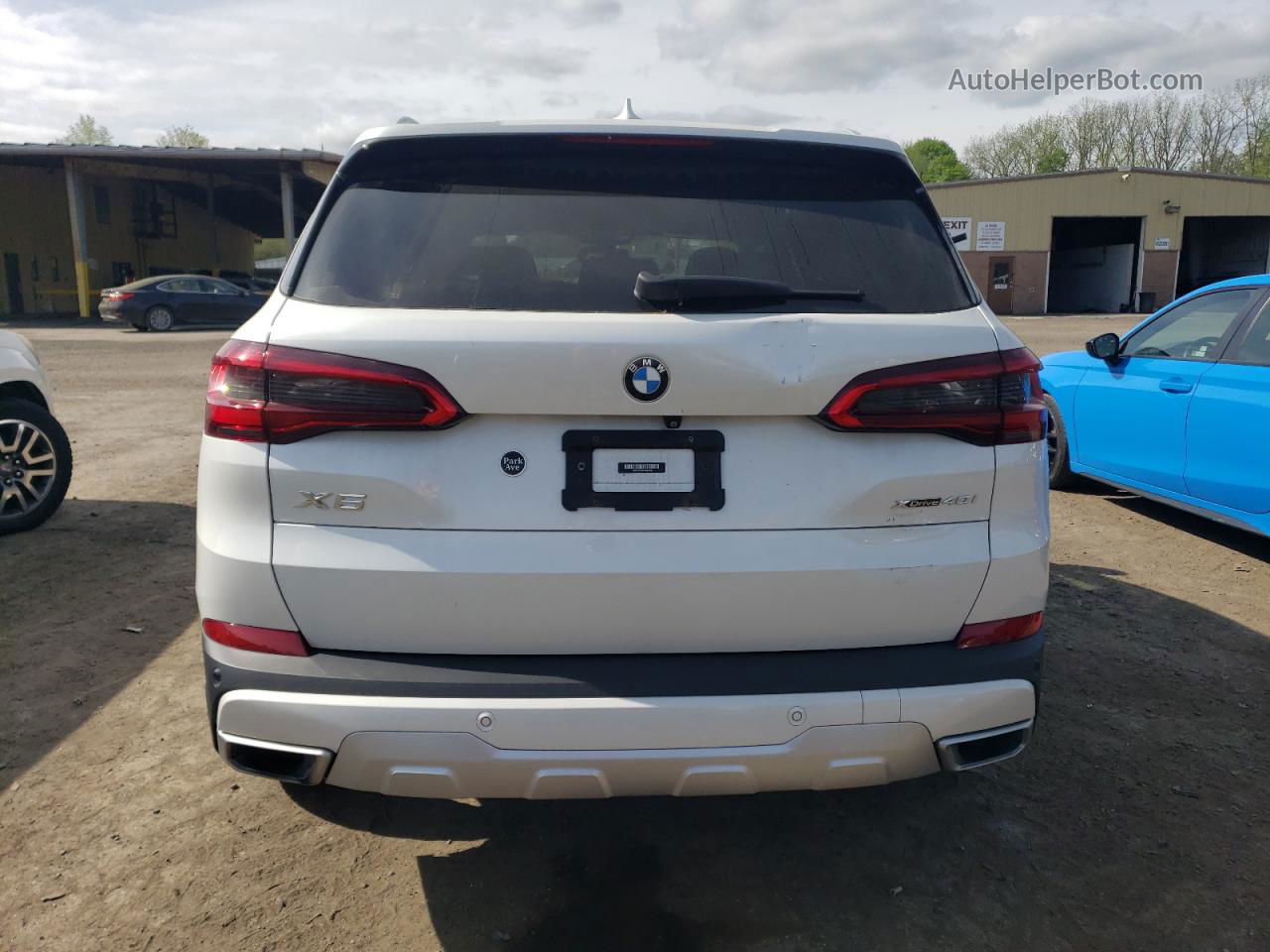 2019 Bmw X5 Xdrive40i White vin: 5UXCR6C5XKLK87280