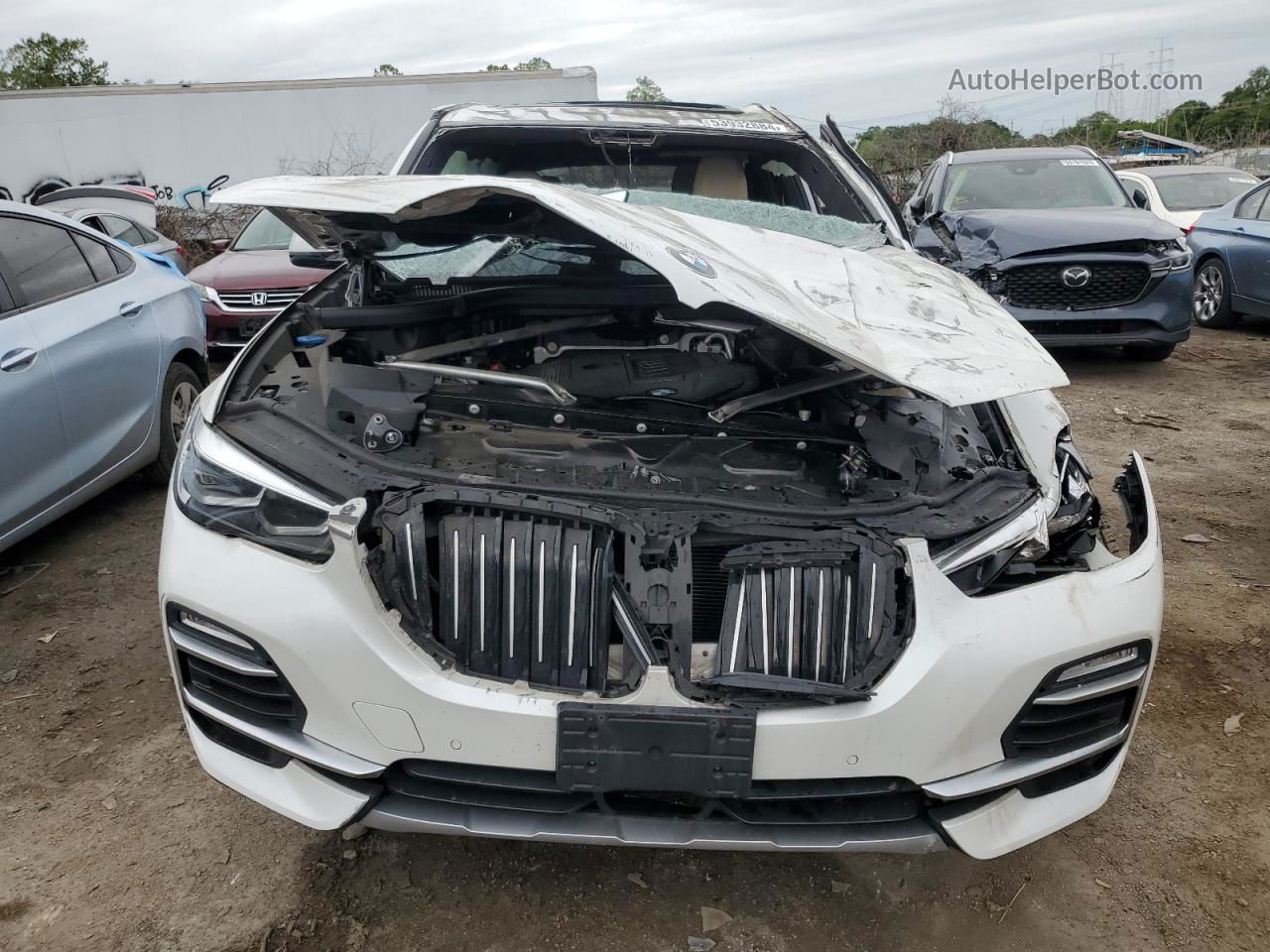 2019 Bmw X5 Xdrive40i White vin: 5UXCR6C5XKLL03672