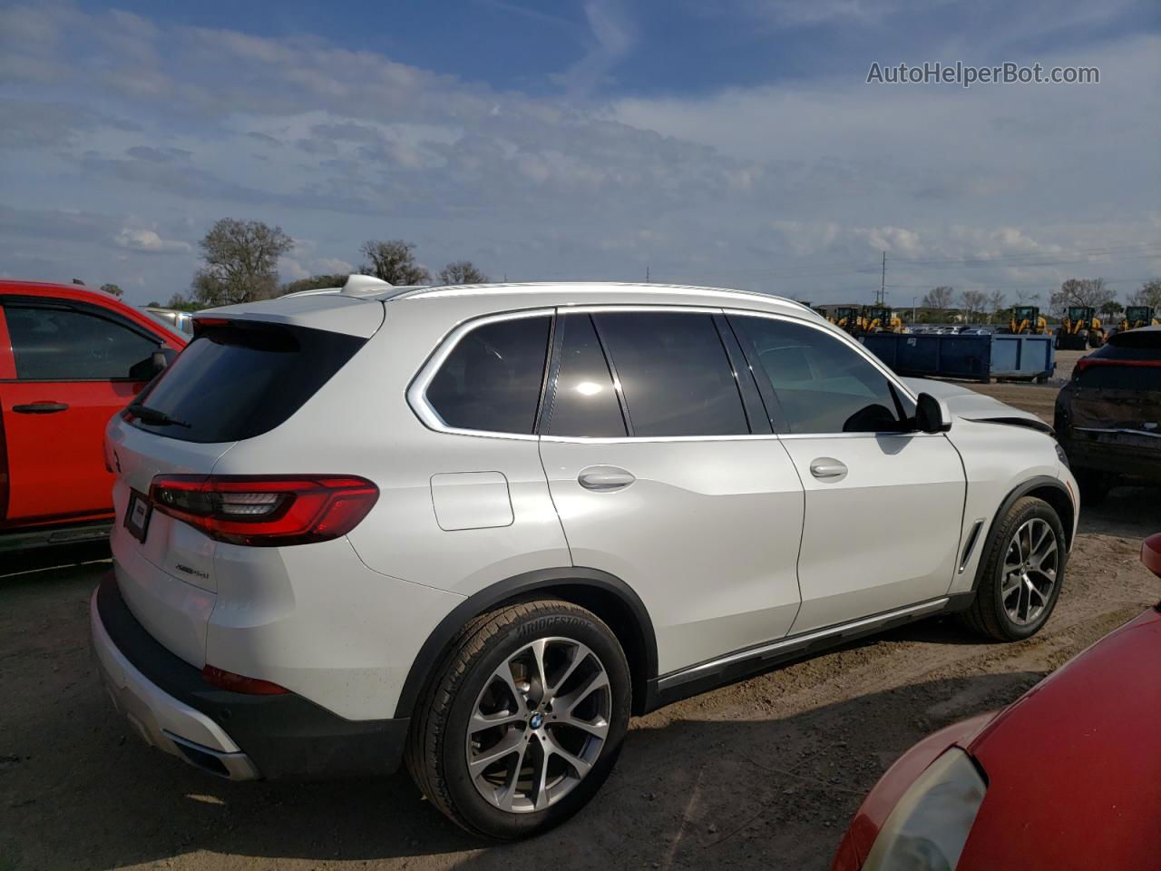 2019 Bmw X5 Xdrive40i White vin: 5UXCR6C5XKLL05096