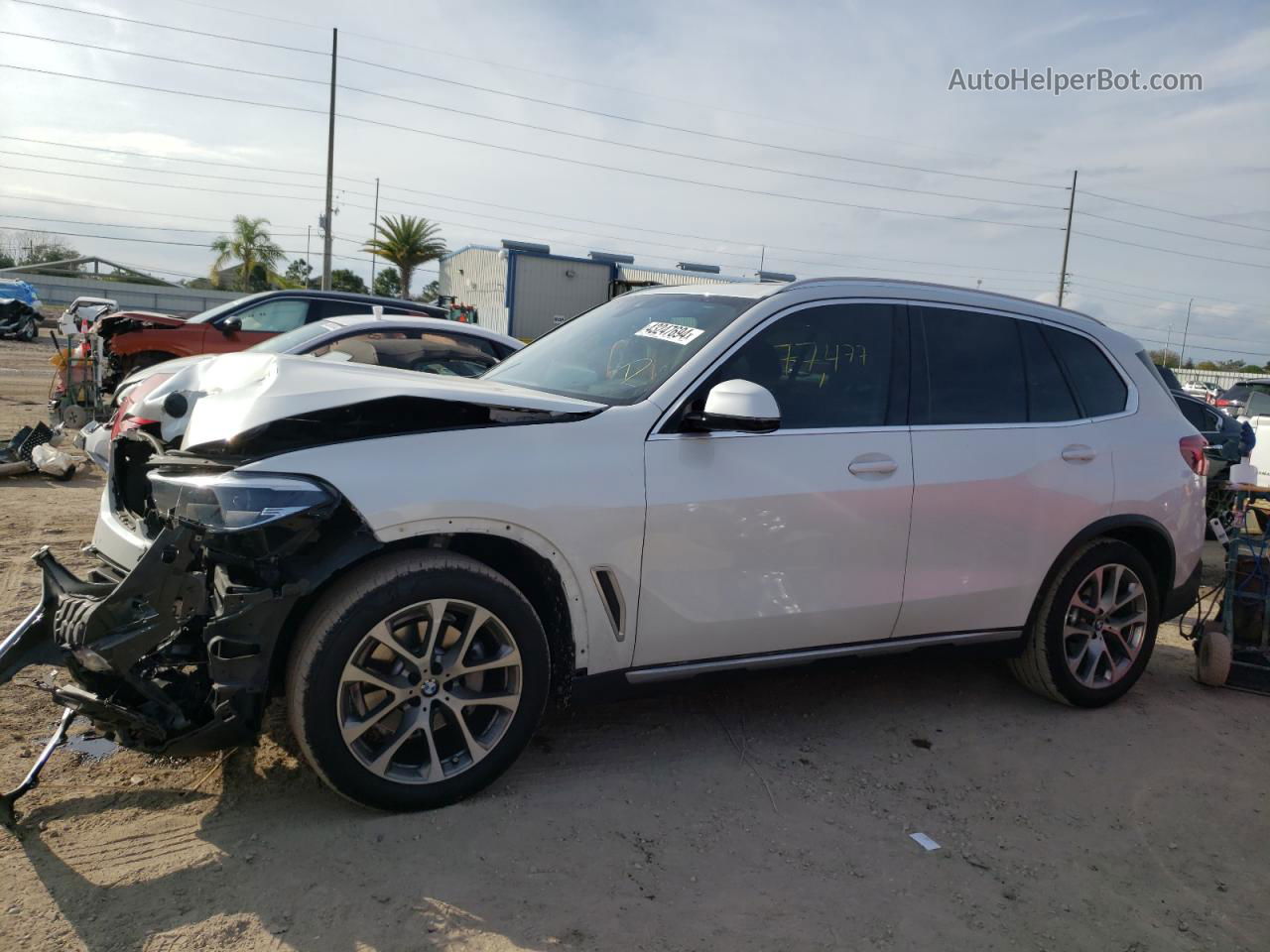 2019 Bmw X5 Xdrive40i White vin: 5UXCR6C5XKLL05096