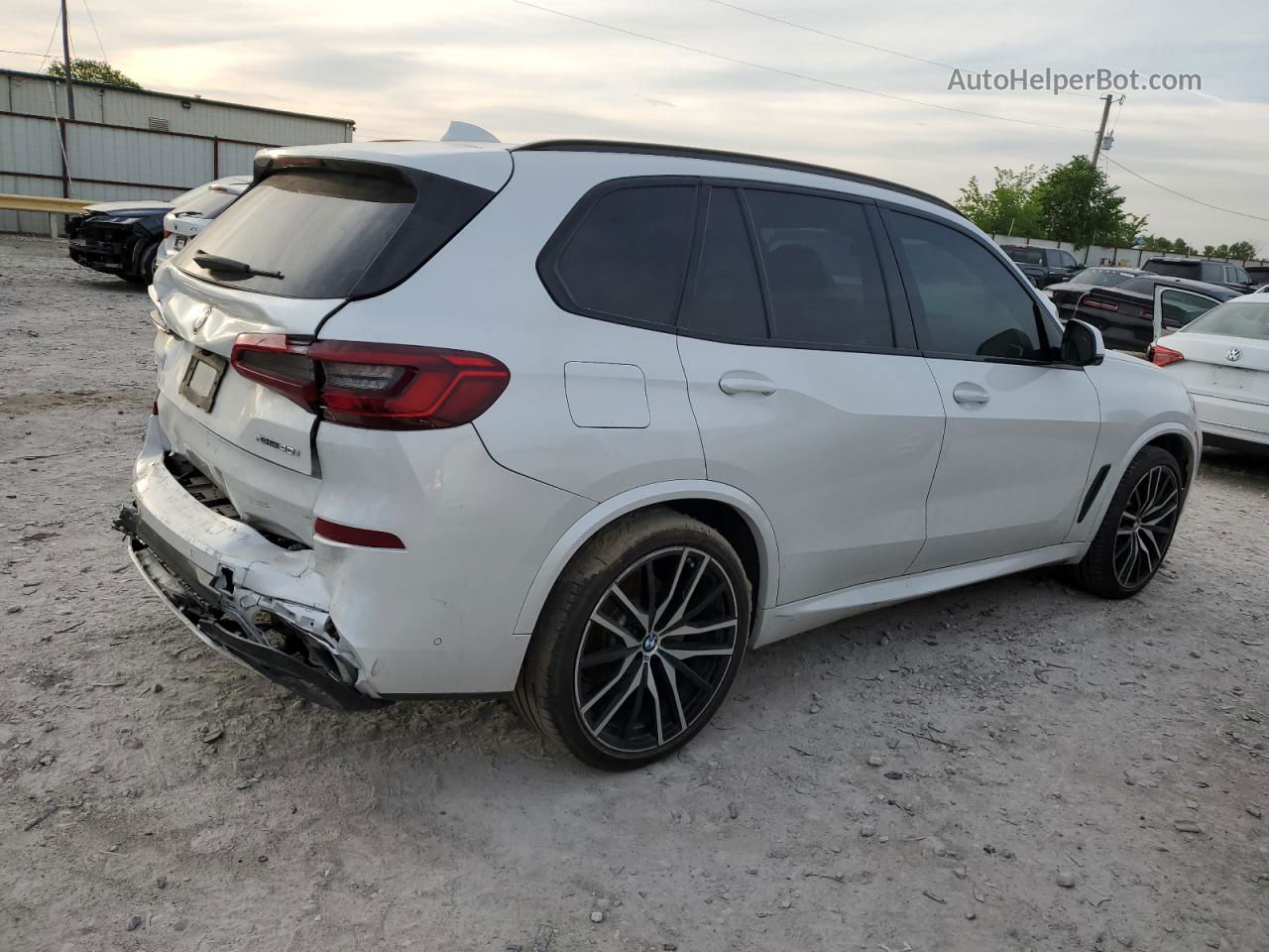 2019 Bmw X5 Xdrive40i White vin: 5UXCR6C5XKLL07883