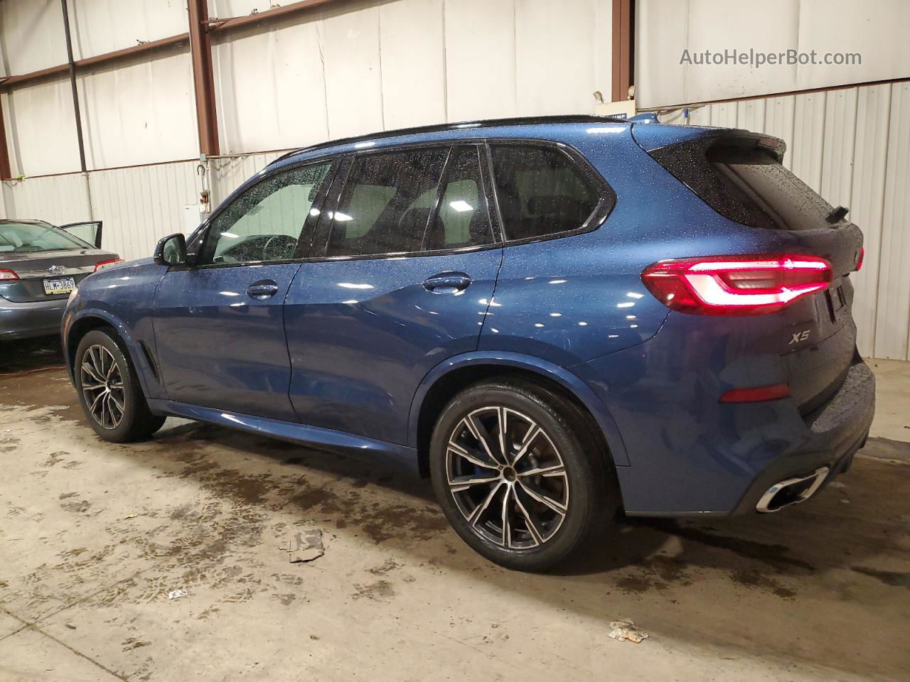 2019 Bmw X5 Xdrive40i Синий vin: 5UXCR6C5XKLL38437