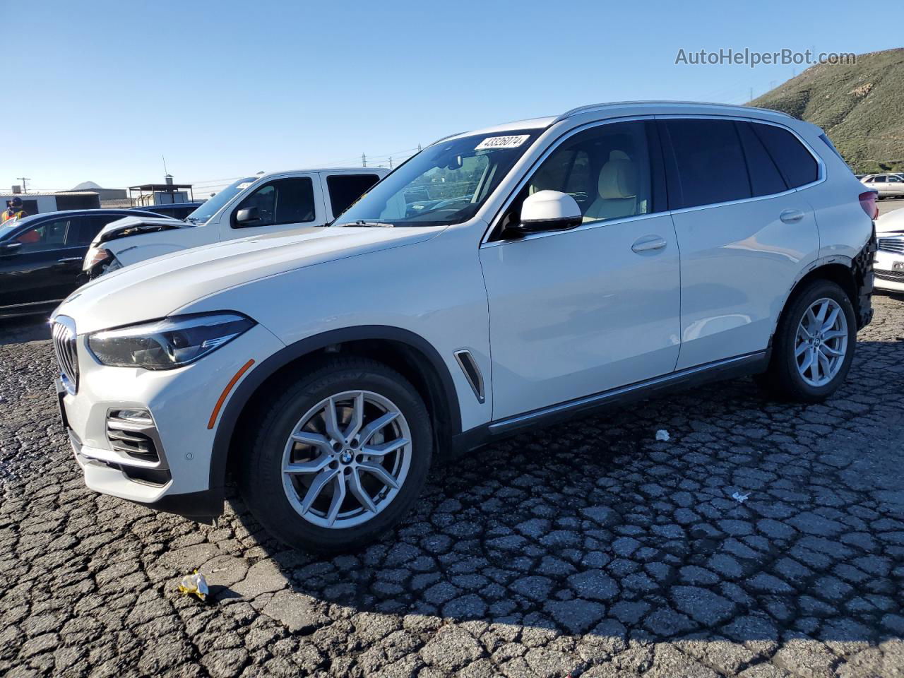 2019 Bmw X5 Xdrive40i White vin: 5UXCR6C5XKLL61491