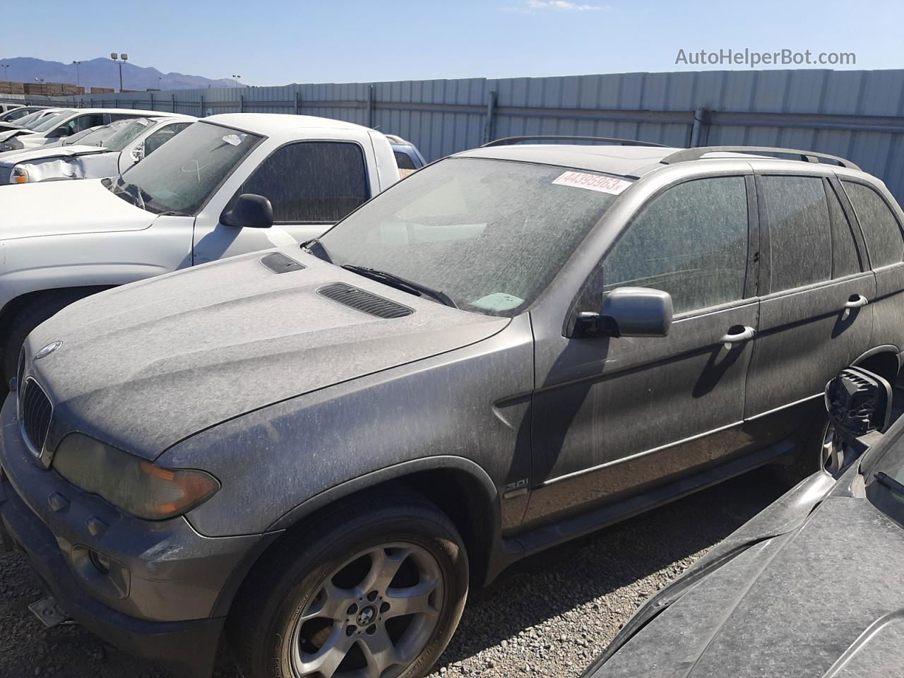 2004 Bmw X5 3.0i Black vin: 5UXFA13504LU28691