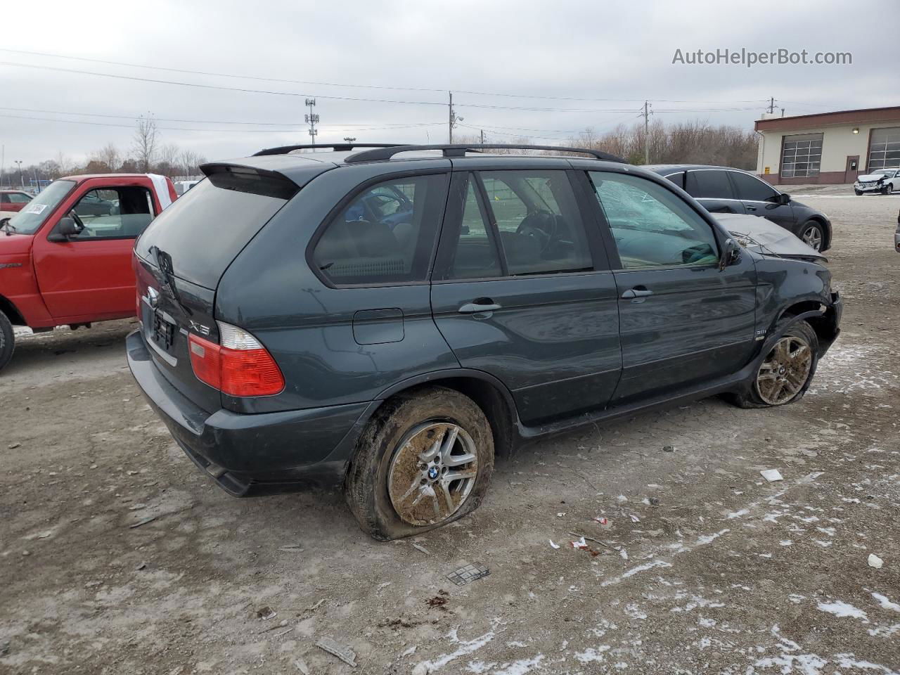 2004 Bmw X5 3.0i Gray vin: 5UXFA13504LU42753