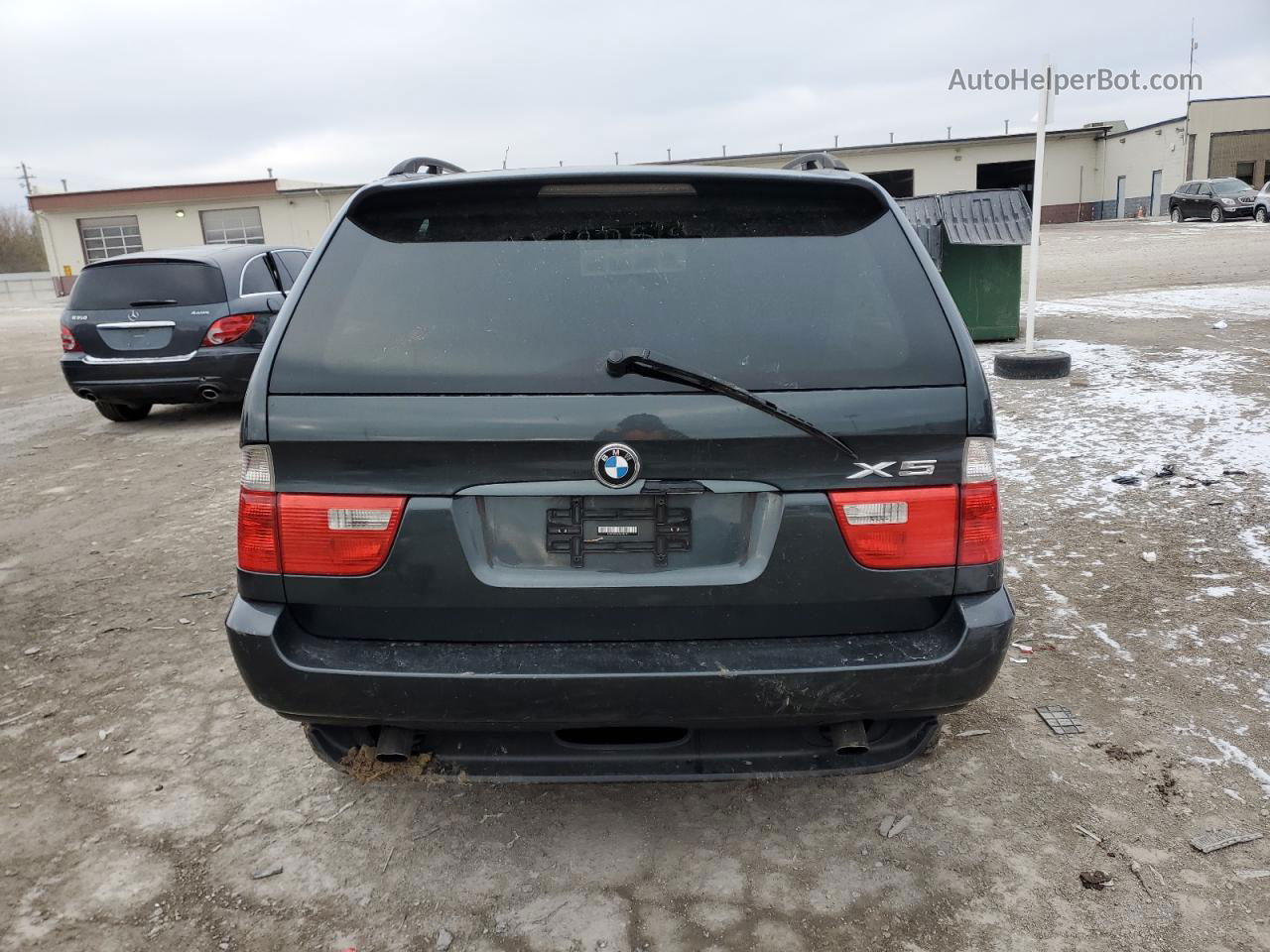 2004 Bmw X5 3.0i Gray vin: 5UXFA13504LU42753