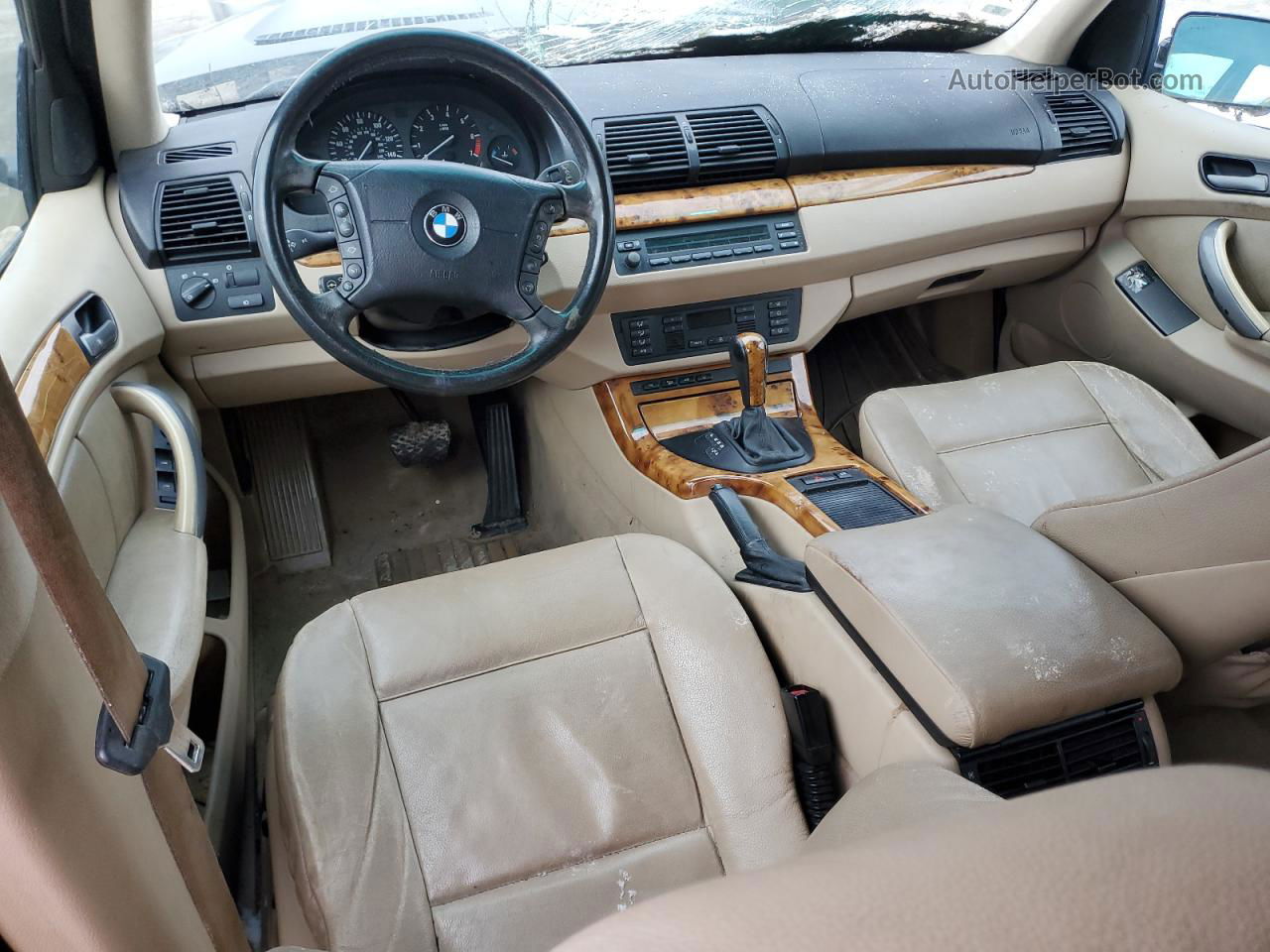 2004 Bmw X5 3.0i Gray vin: 5UXFA13504LU42753