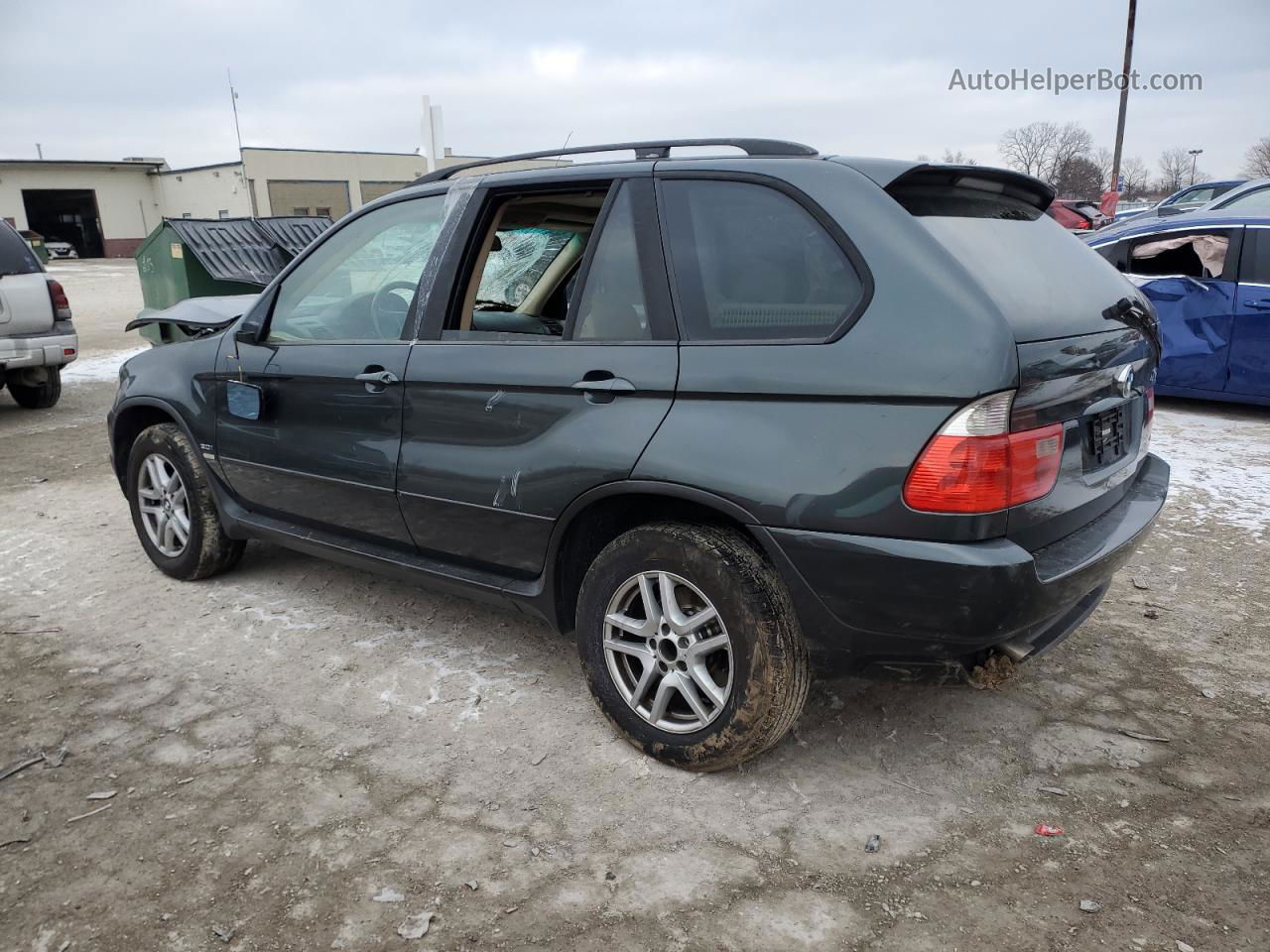 2004 Bmw X5 3.0i Gray vin: 5UXFA13504LU42753