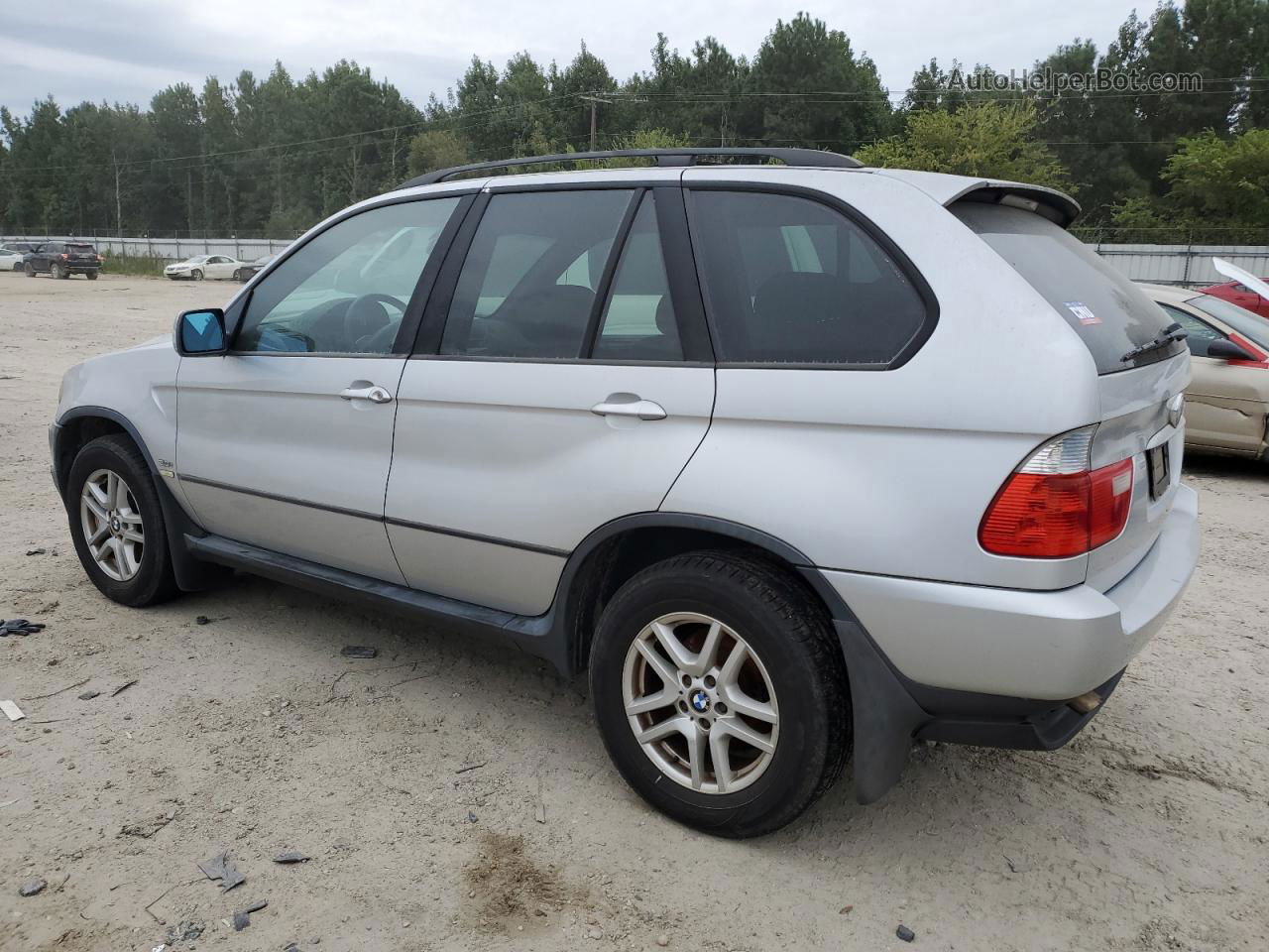 2004 Bmw X5 3.0i Silver vin: 5UXFA13504LU44275