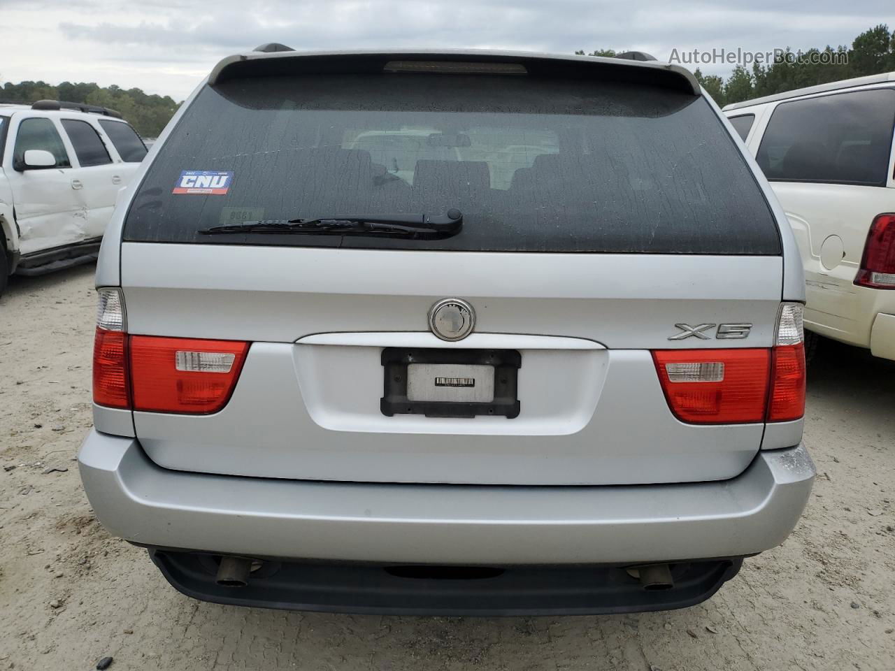 2004 Bmw X5 3.0i Silver vin: 5UXFA13504LU44275