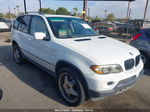 2004 Bmw X5 3.0i White vin: 5UXFA13514LU23886