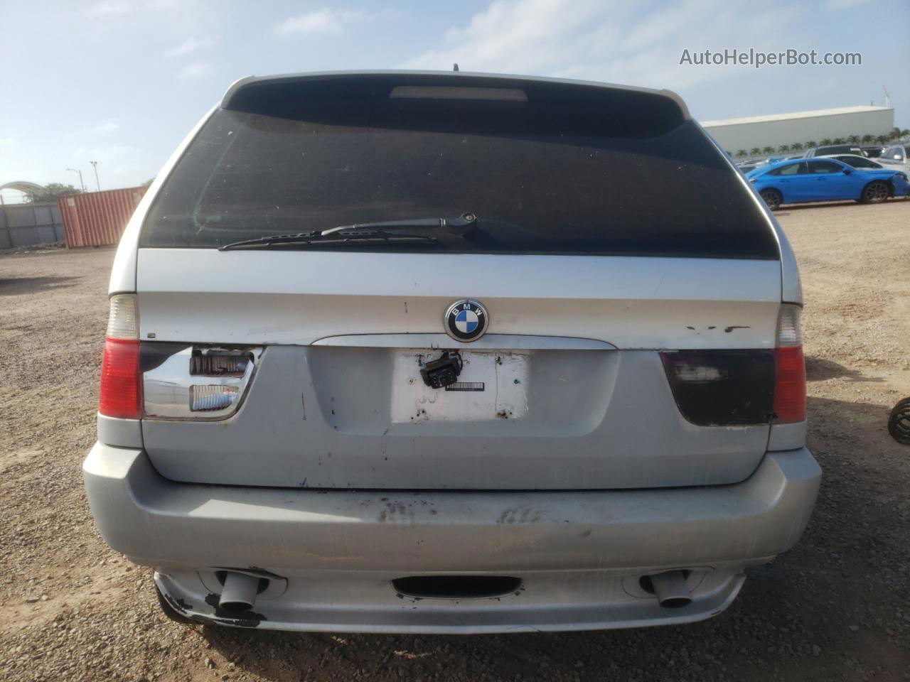 2004 Bmw X5 3.0i Серебряный vin: 5UXFA13514LU35262