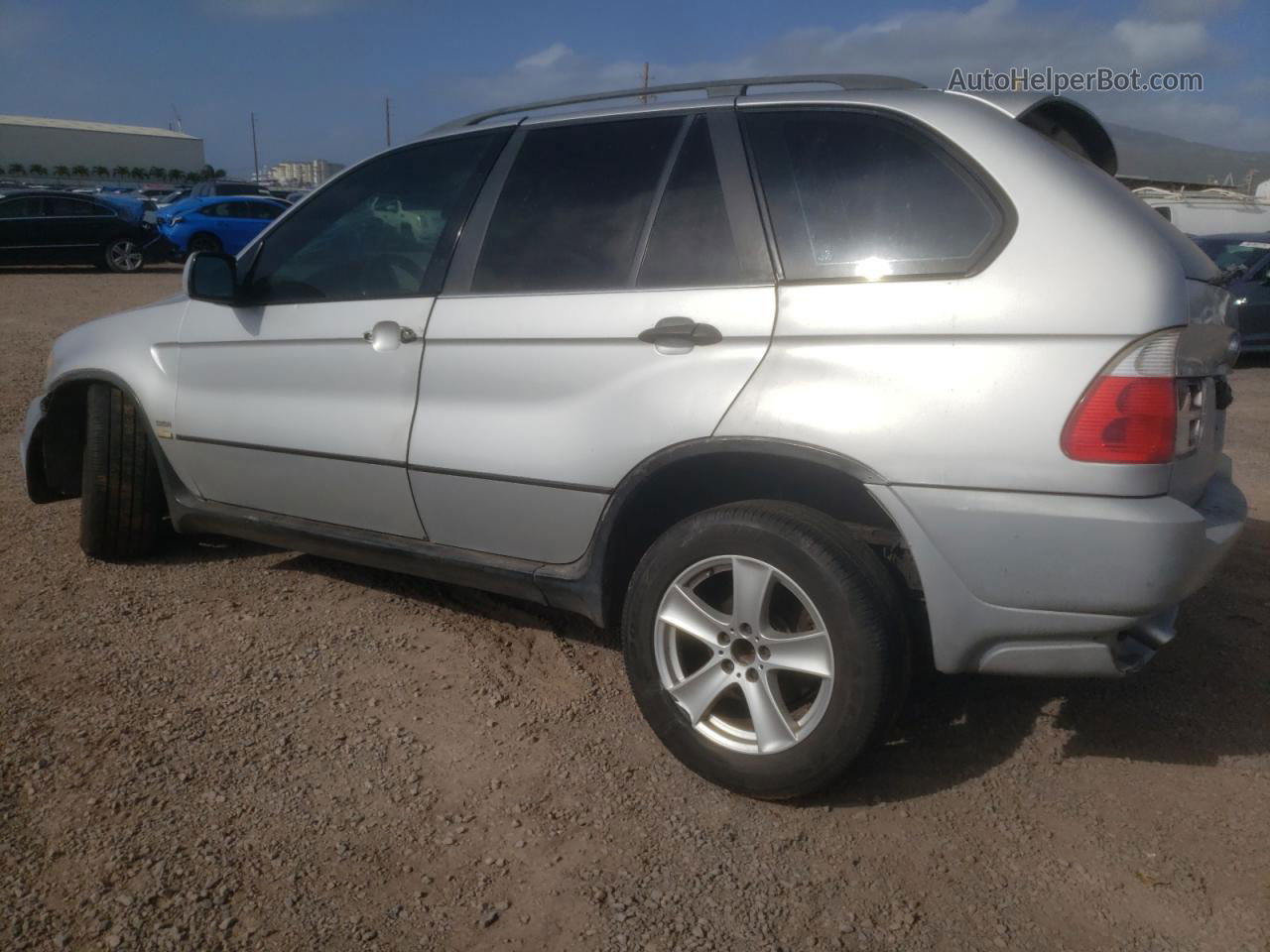 2004 Bmw X5 3.0i Серебряный vin: 5UXFA13514LU35262