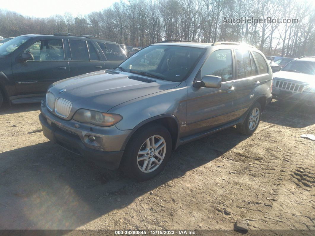 2004 Bmw X5 3.0i Gray vin: 5UXFA13524LU28868