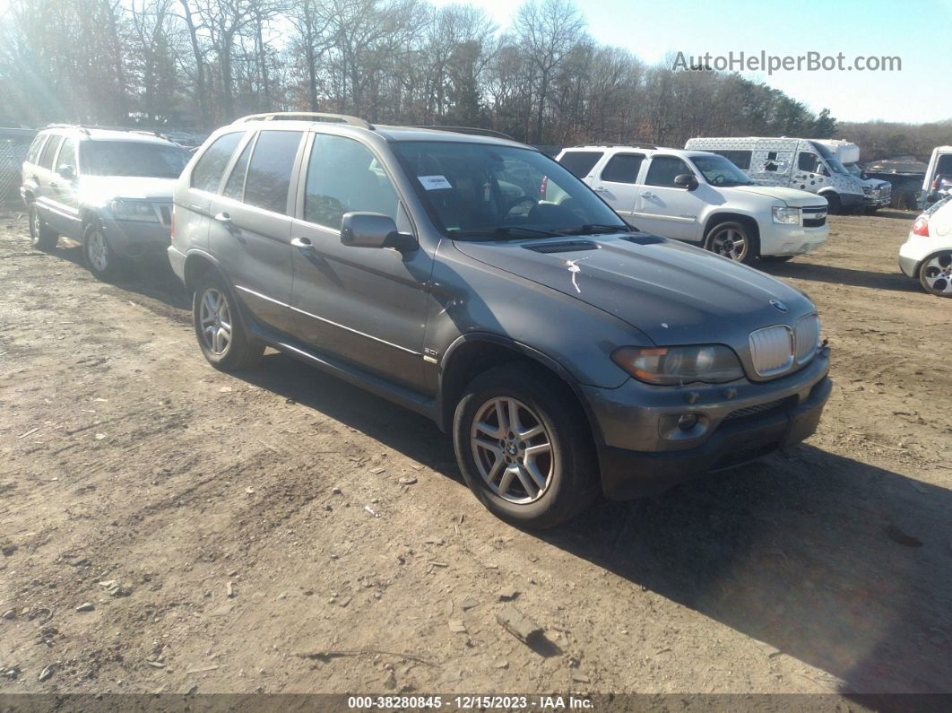 2004 Bmw X5 3.0i Gray vin: 5UXFA13524LU28868