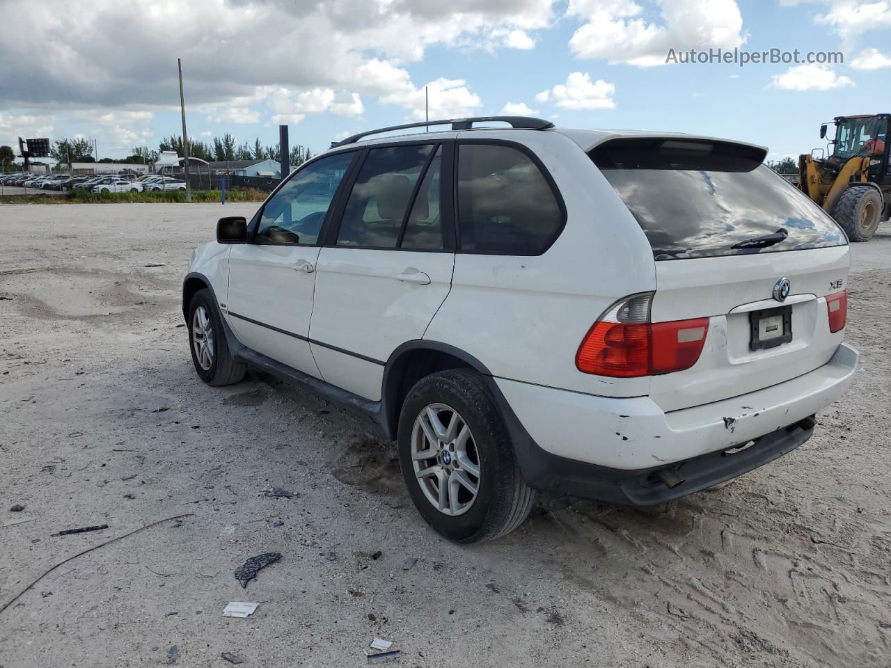 2004 Bmw X5 3.0i White vin: 5UXFA13524LU43032