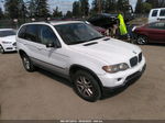 2004 Bmw X5 3.0i White vin: 5UXFA13534LU21606