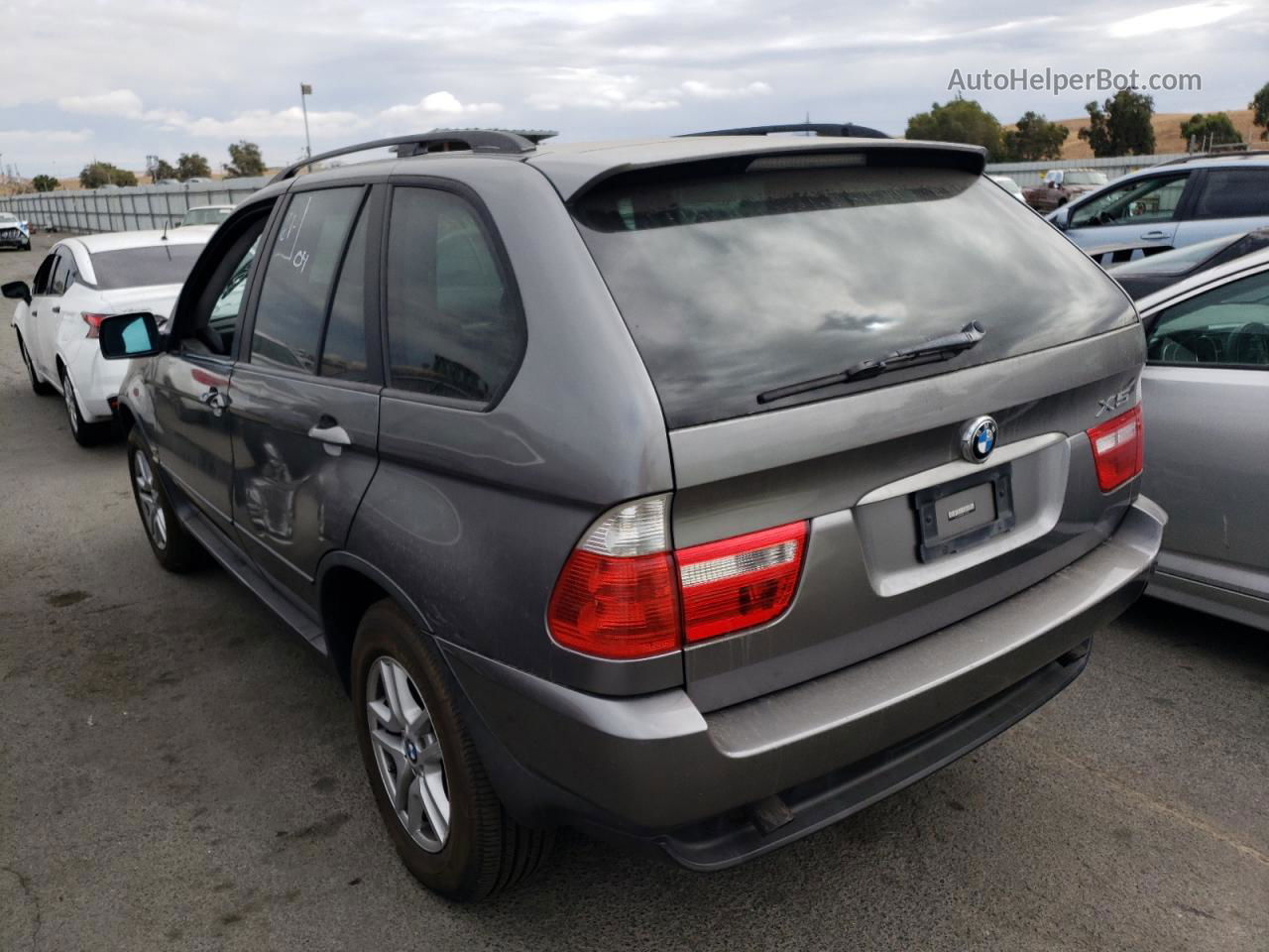 2004 Bmw X5 3.0i Серый vin: 5UXFA13534LU35005