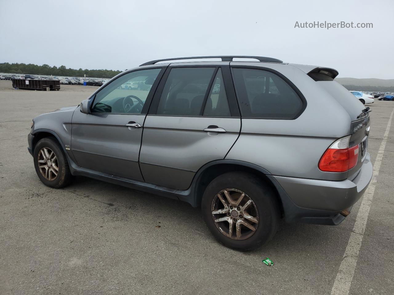 2004 Bmw X5 3.0i Gray vin: 5UXFA13534LU41886