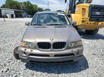 2004 Bmw X5 3.0i Бежевый vin: 5UXFA13534LU43461