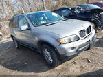 2004 Bmw X5 3.0i Silver vin: 5UXFA13534LU46215