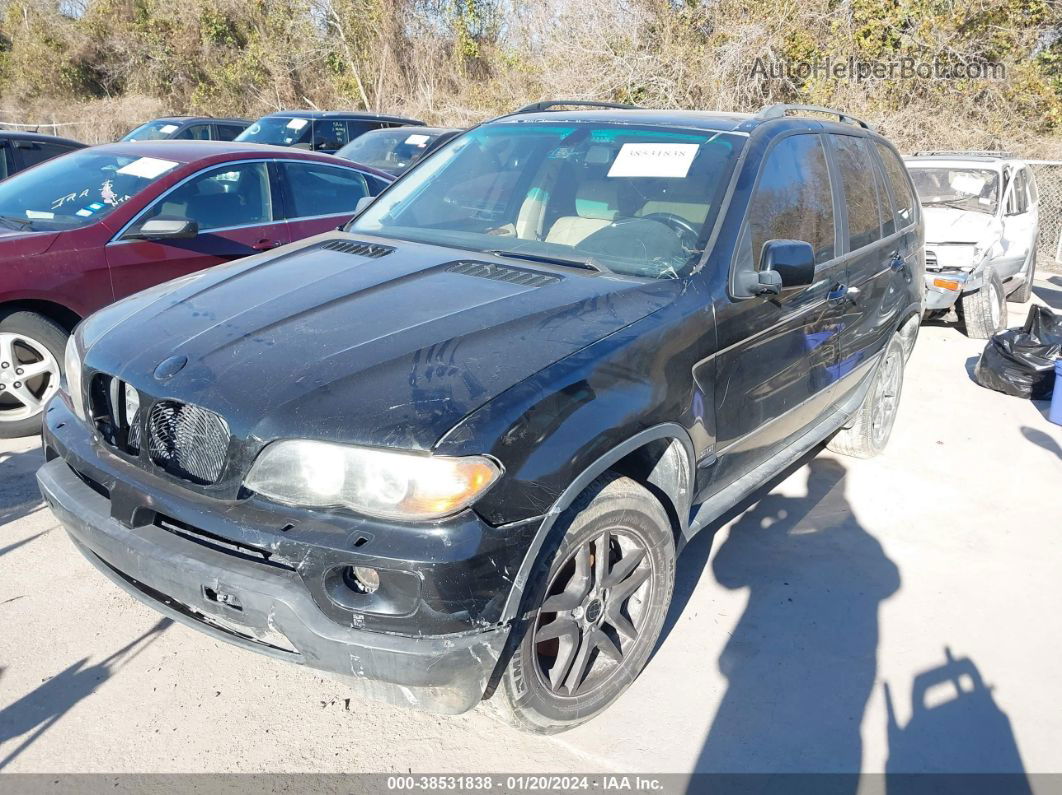 2004 Bmw X5 3.0i Black vin: 5UXFA13544LU22800