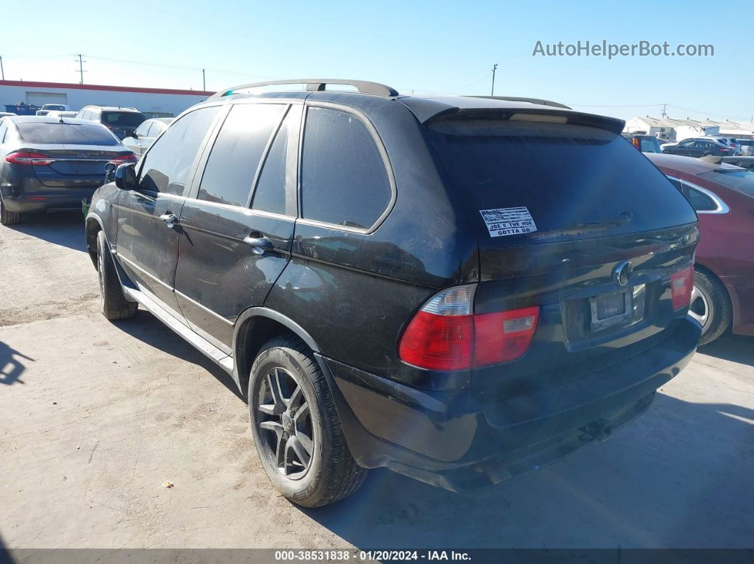 2004 Bmw X5 3.0i Black vin: 5UXFA13544LU22800