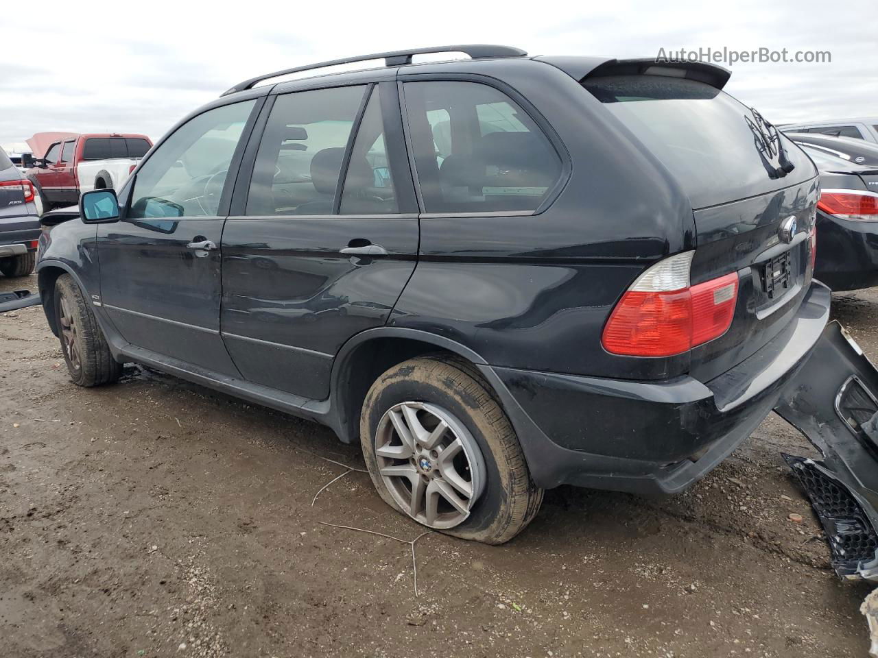 2004 Bmw X5 3.0i Черный vin: 5UXFA13544LU27365