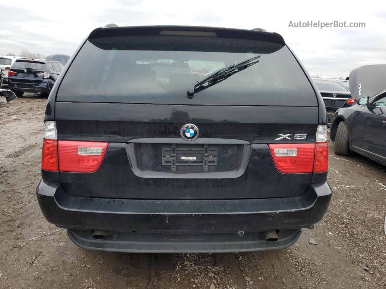 2004 Bmw X5 3.0i Black vin: 5UXFA13544LU27365