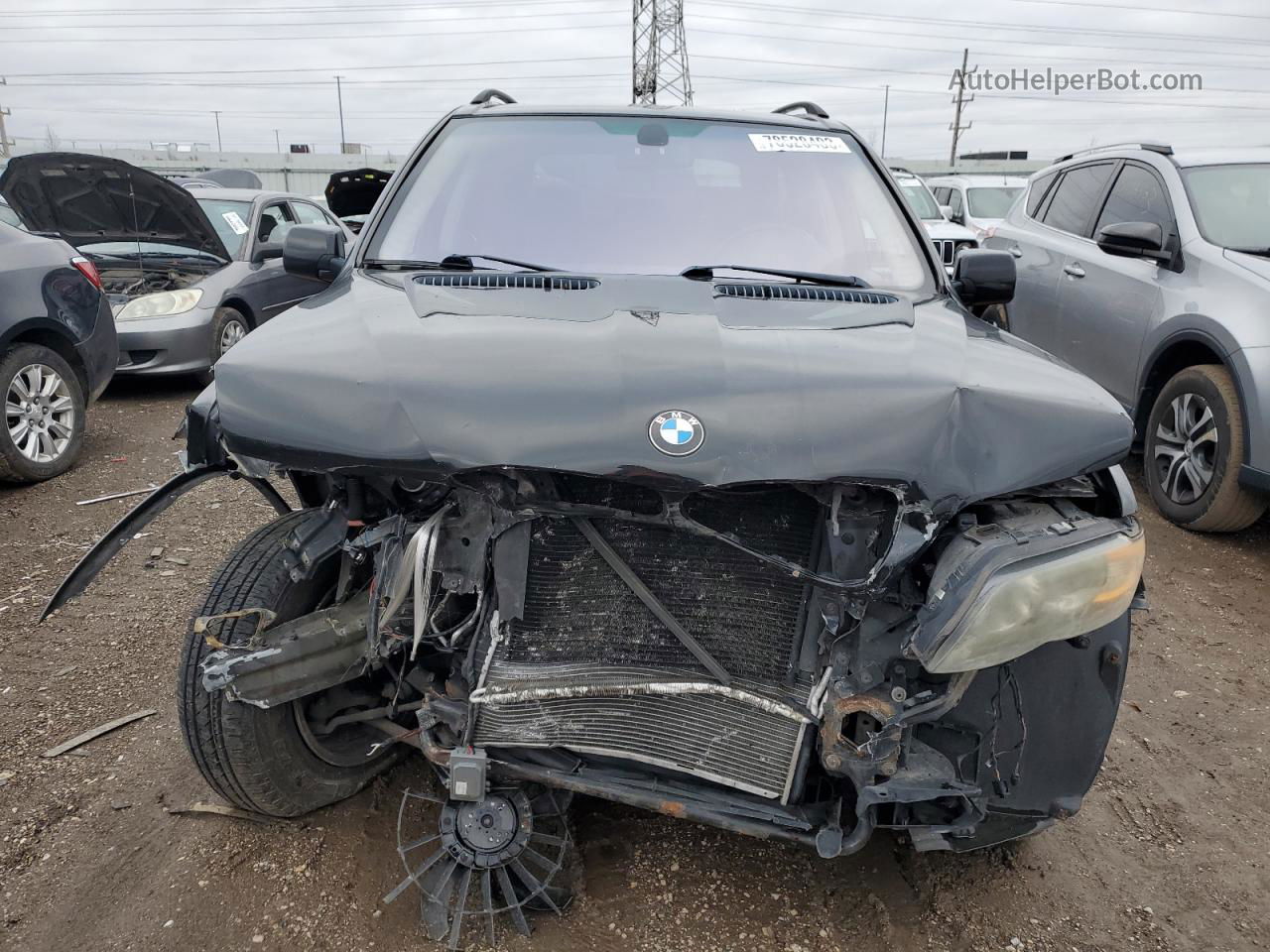 2004 Bmw X5 3.0i Black vin: 5UXFA13544LU27365