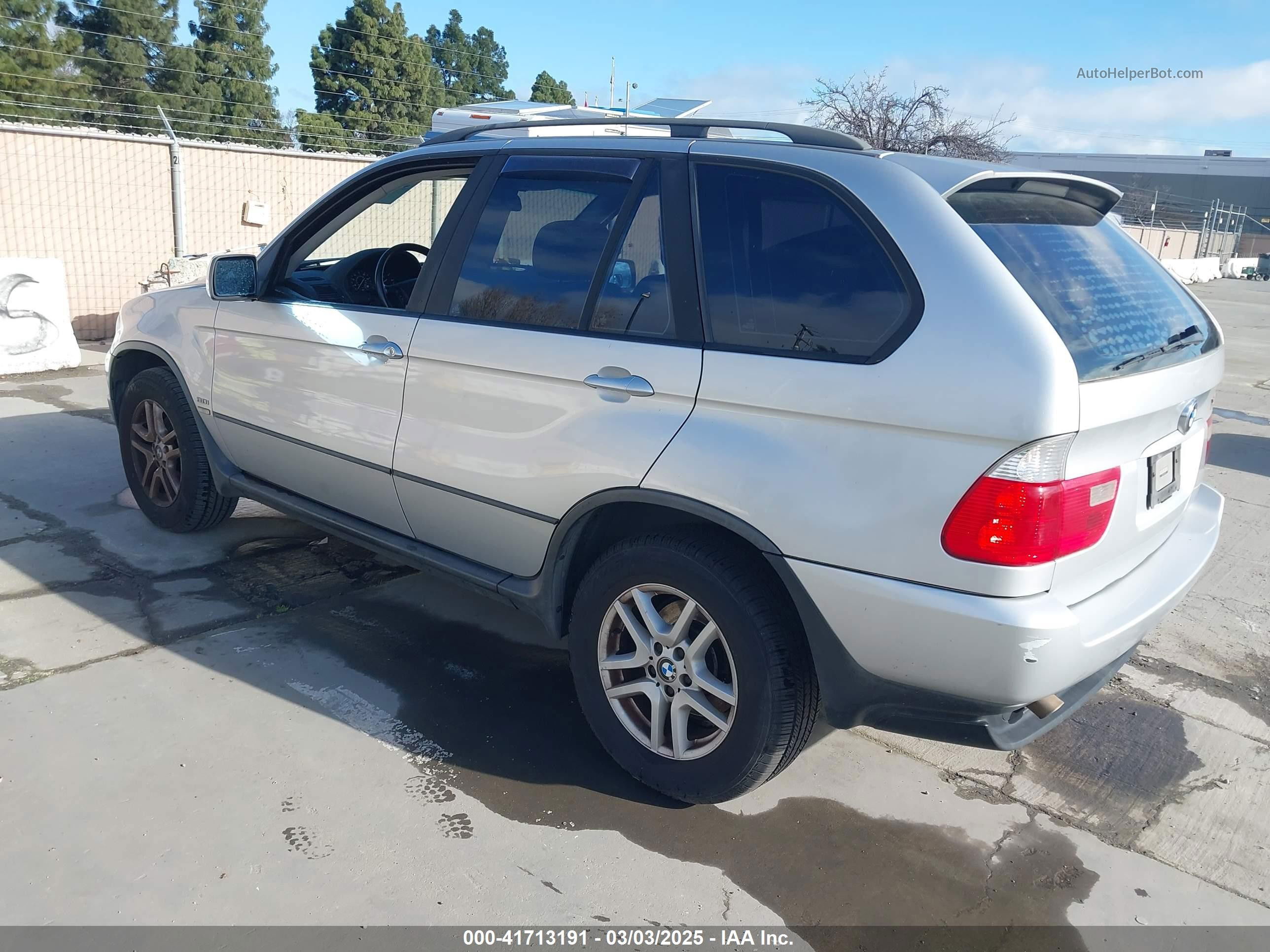 2004 Bmw X5 3.0i Silver vin: 5UXFA13544LU31741