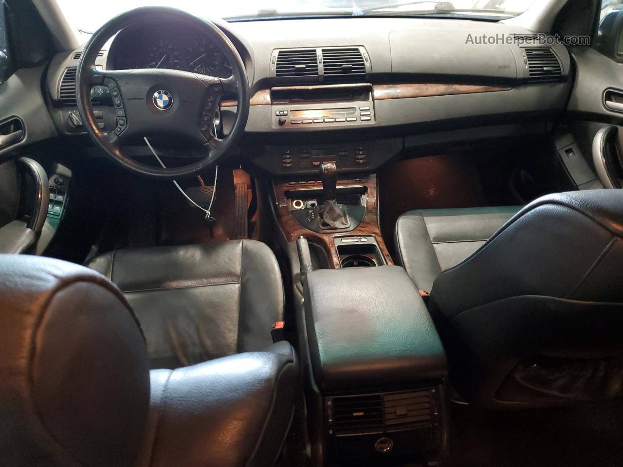 2004 Bmw X5 3.0i Black vin: 5UXFA13544LU32369
