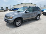 2004 Bmw X5 3.0i Серый vin: 5UXFA13544LU37409