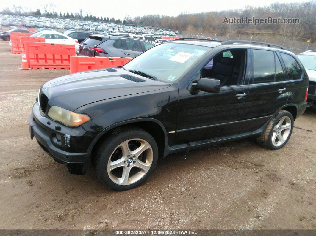 2004 Bmw X5 3.0i Black vin: 5UXFA13554LU20232