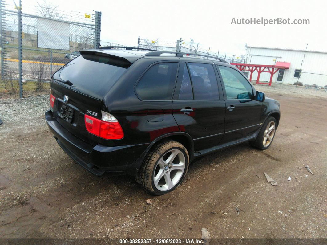 2004 Bmw X5 3.0i Black vin: 5UXFA13554LU20232