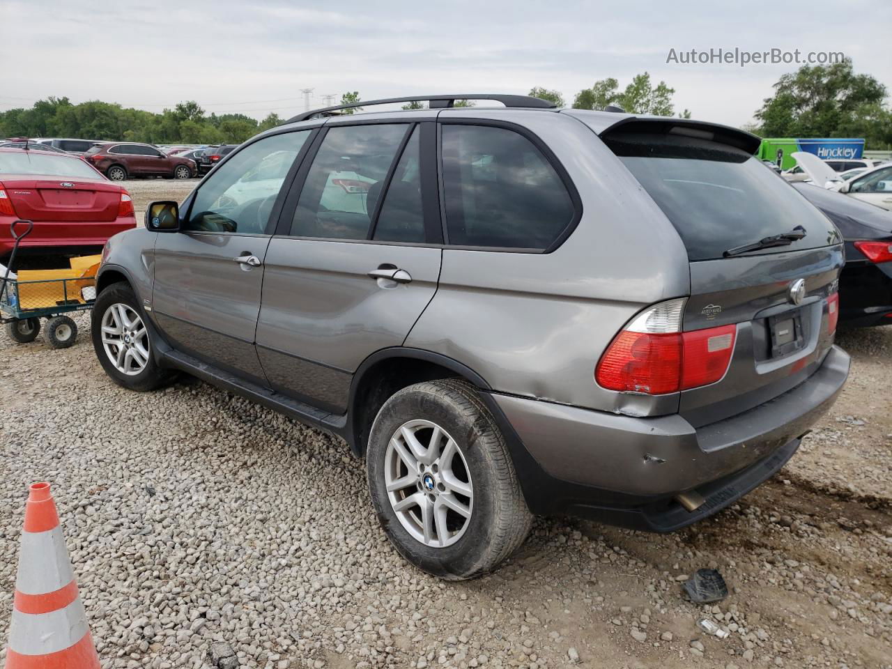 2004 Bmw X5 3.0i Silver vin: 5UXFA13554LU35362