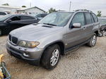 2004 Bmw X5 3.0i Silver vin: 5UXFA13554LU35362